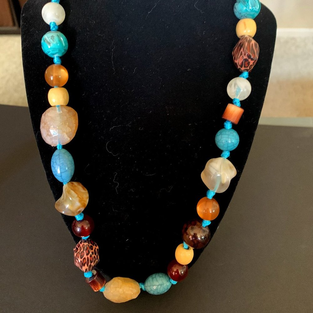 Adjustable Ribbon Necklace